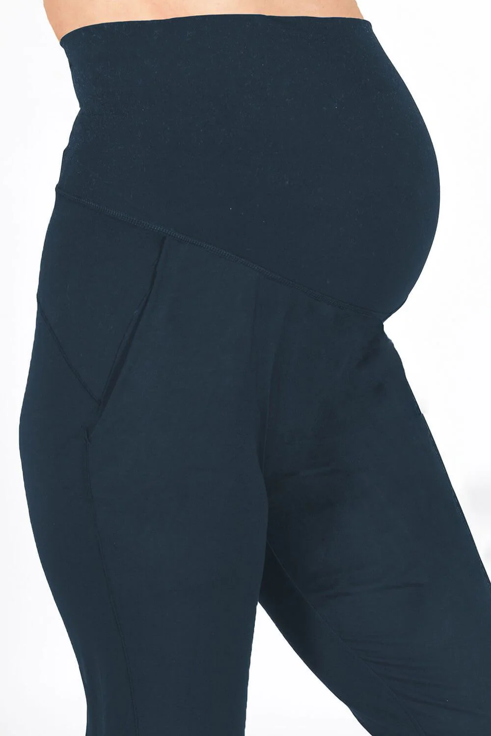 Maternity Recharge Joggers - Navy Blue - Image 4