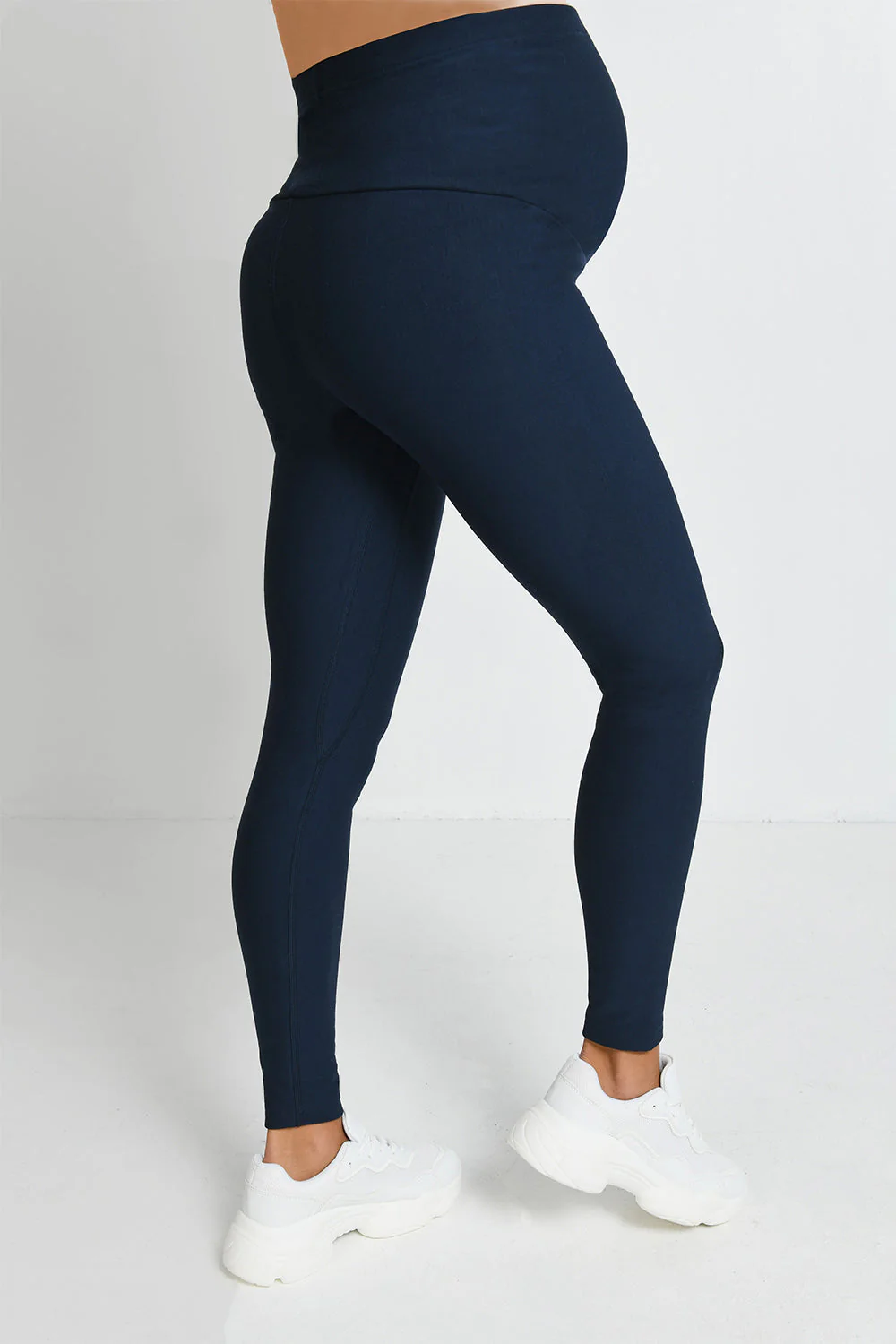 Maternity Winter Everyday Leggings - Navy - Image 3