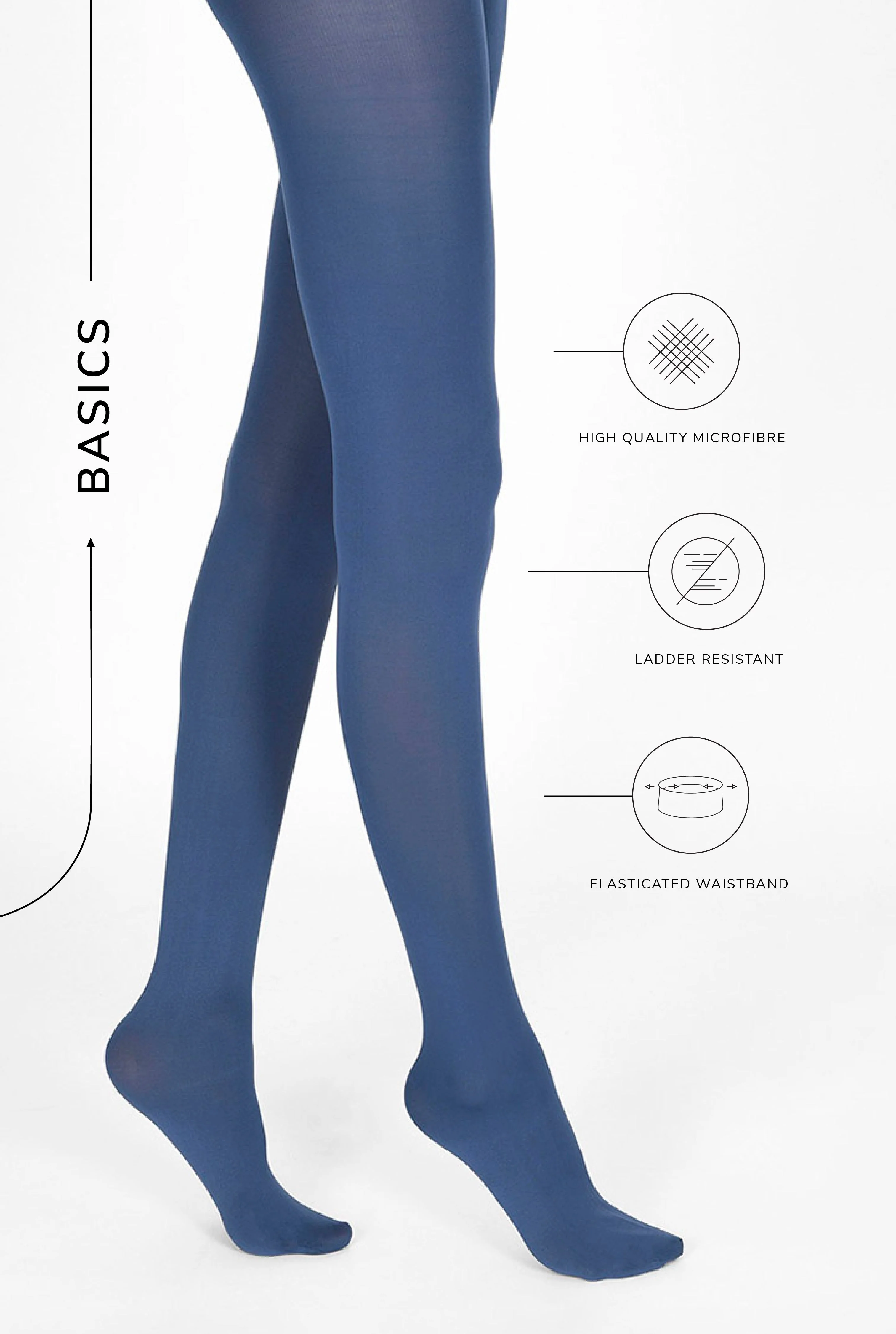 Tights - Infinity Blue - Image 3